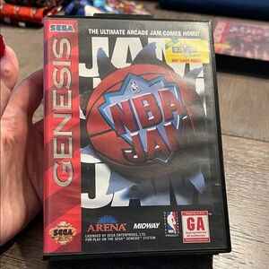 Genesis NBA Jam Game - Black